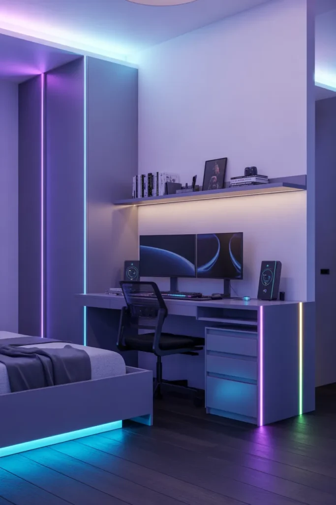 High-Tech Smart Bedroom - Teenage Boy Bedroom Ideas