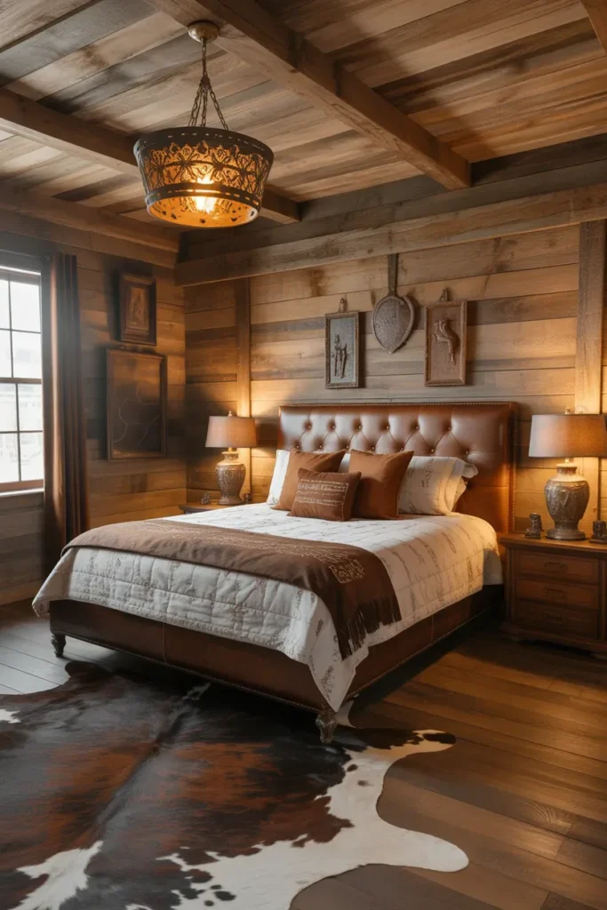 Leather Accents and Western Decor