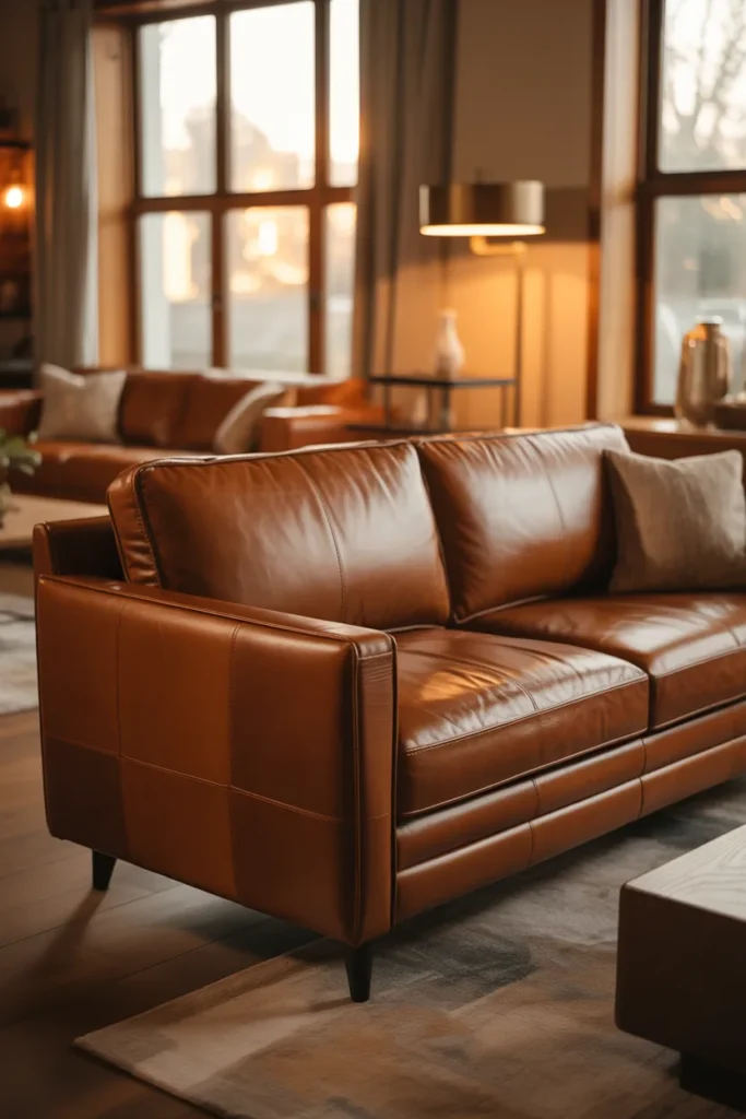 Leather Sleeper Sofa for Timeless Appeal