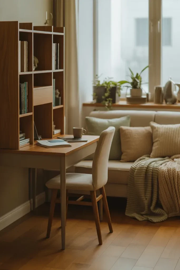 Living Room Office Corner