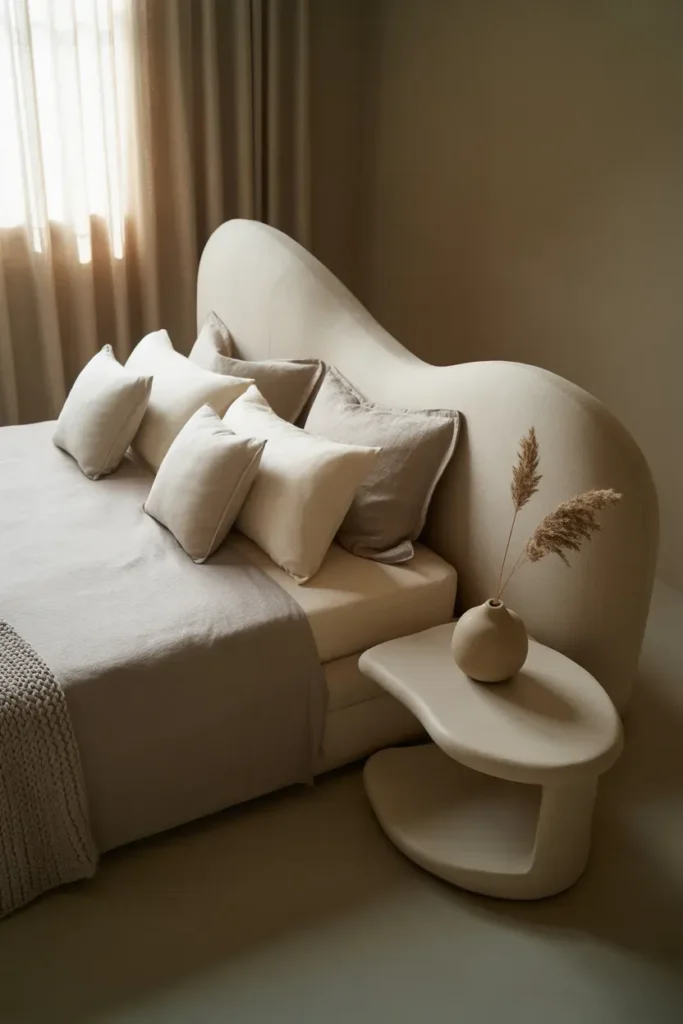 Minimal Decor With Soft Lines - Romantic Bedroom Ideas