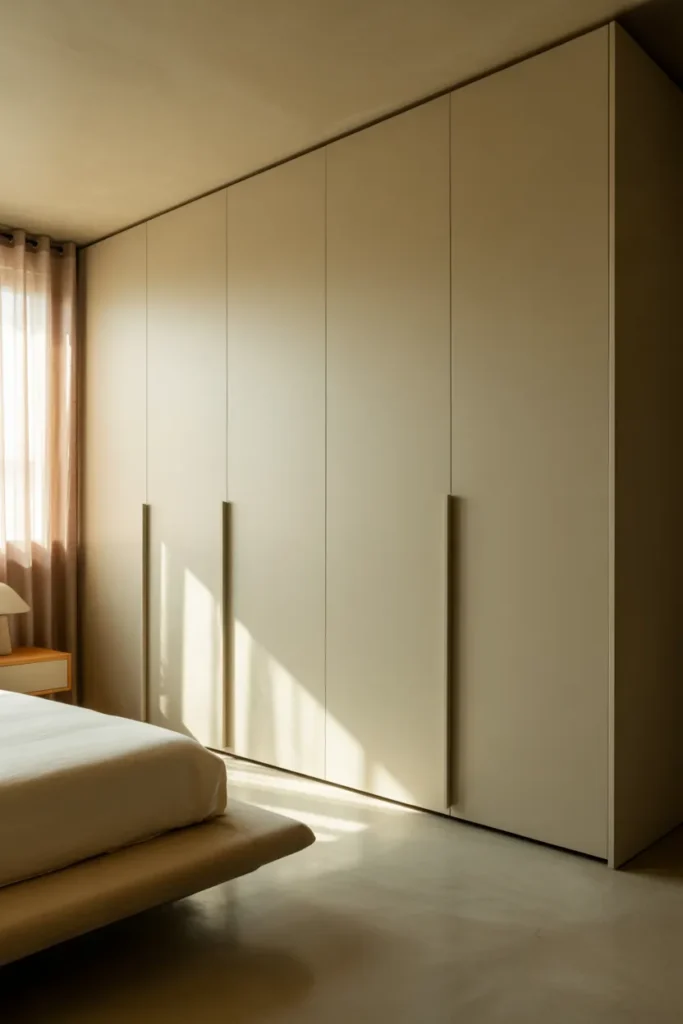 Minimalist Handleless Wardrobes
