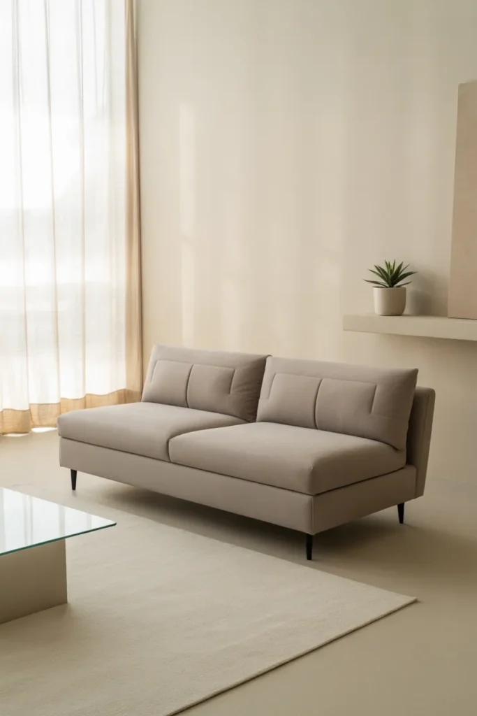 Minimalist Sleeper Sofa for Modern Interiors