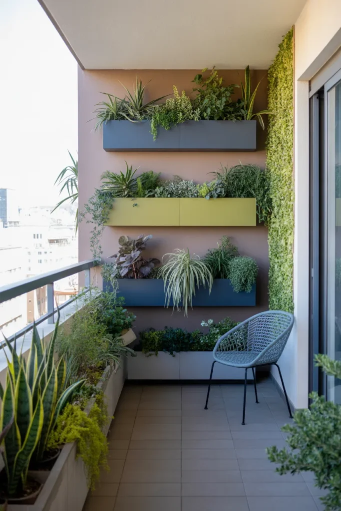 Mixed Height Plant Arrangement