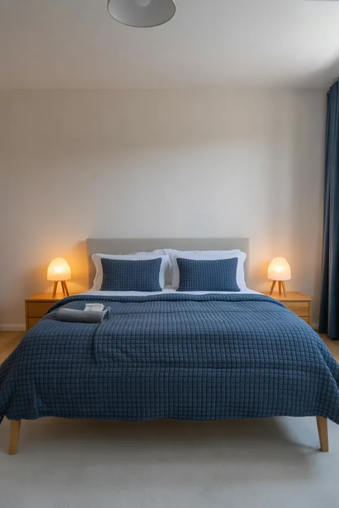 Navy Bedding for a Strong but Calm Touch - Blue Bedroom Ideas