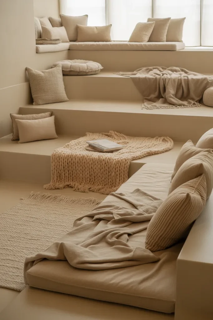 Neutral Base with Layered Textures