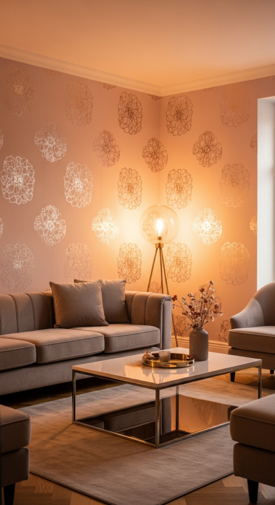 Neutral Pink Abstract Wallpaper - Pink Wallpaper Ideas