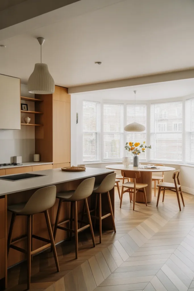 Open-Plan Kitchen with Dining Connection