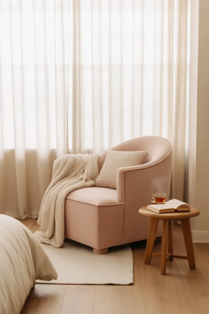Pink Accent Chair for Extra Comfort