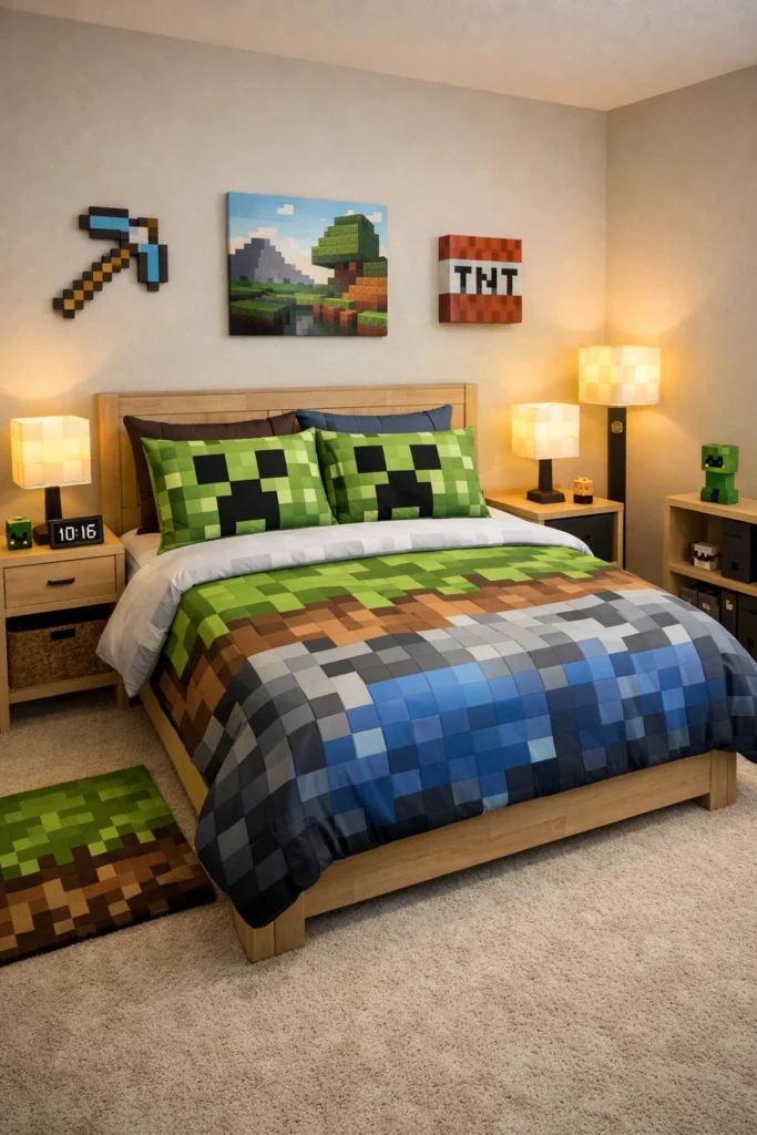 Pixelated Bedding Designs