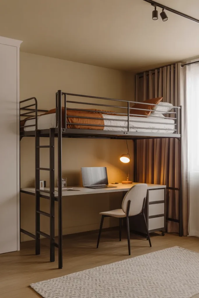 Raised Loft Twin Bed