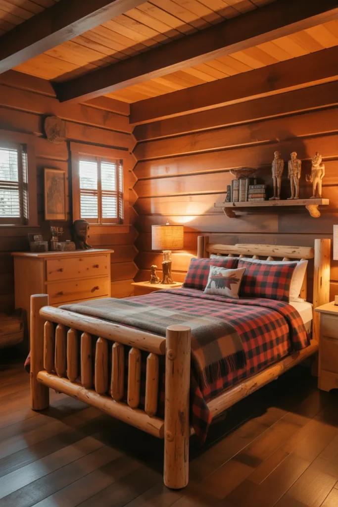 Rustic Cabin Bedroom