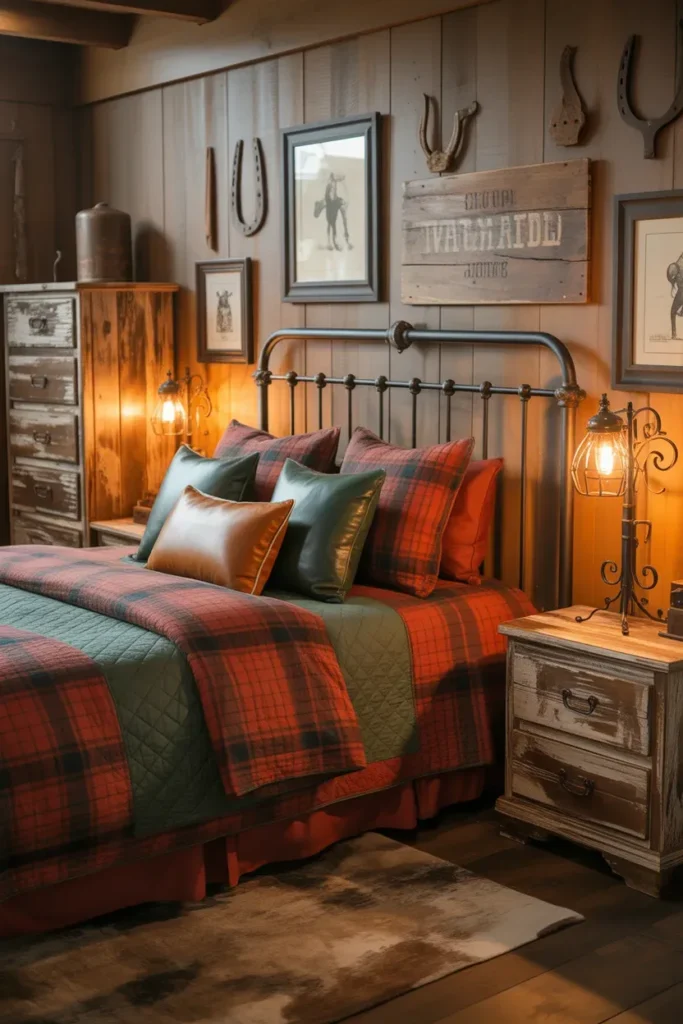 Rustic Iron Bed Frame