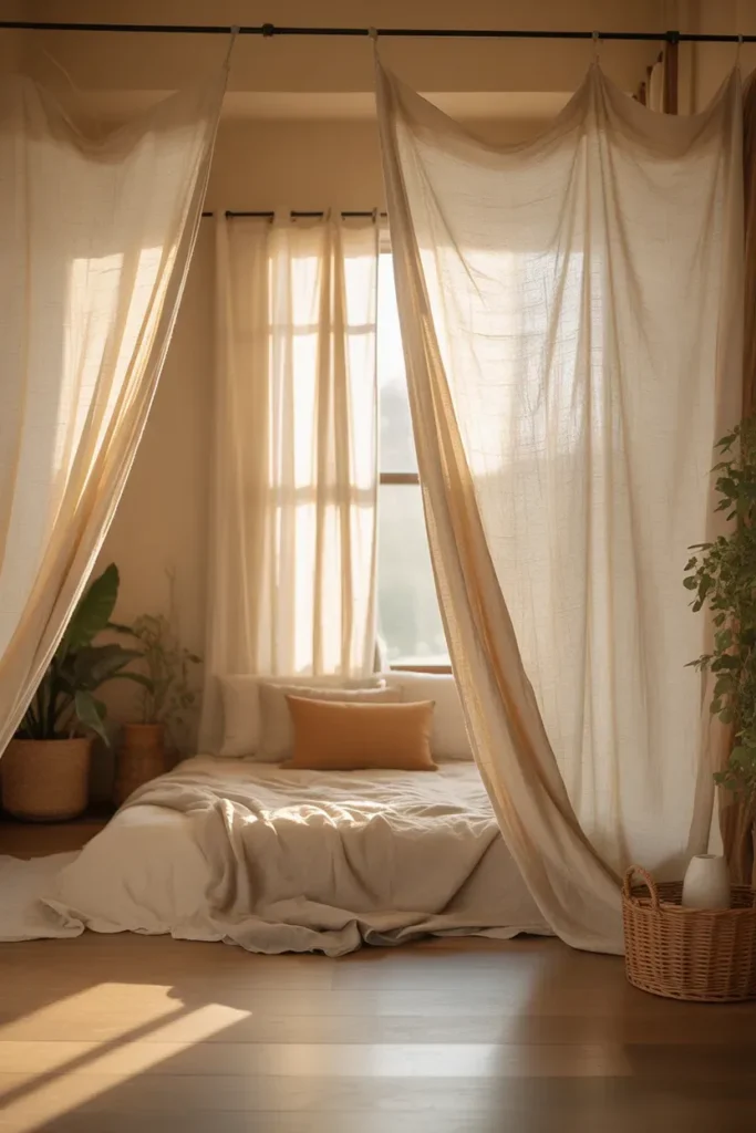 Soft Curtains for Calm Light