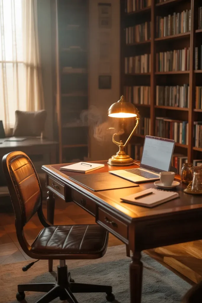 Soft Lighting Focused Office