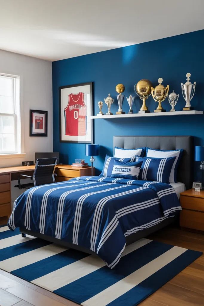 Sports-Themed Bedroom