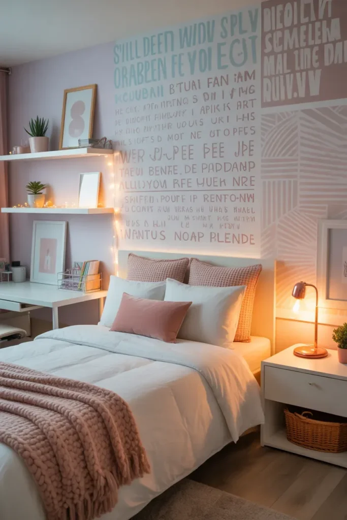 Statement Wall With Removable Decals