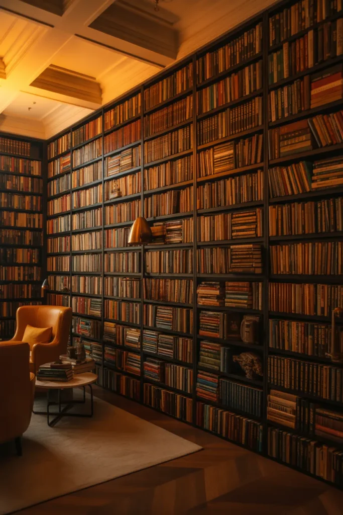 Statement Wall with Books