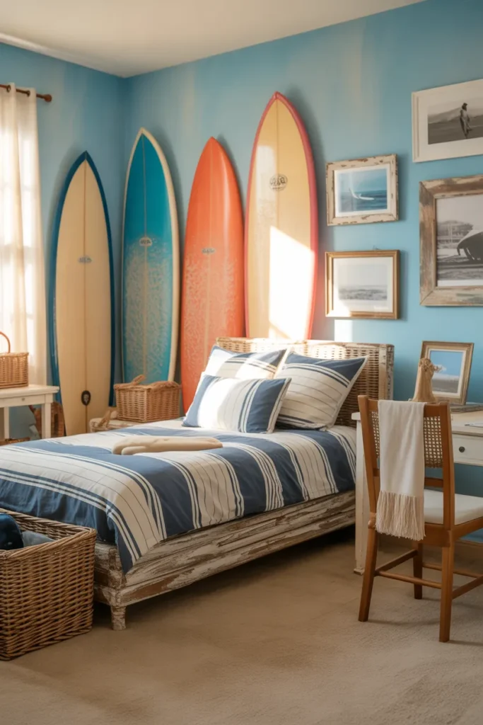 Surf or Beach-Themed Bedroom
