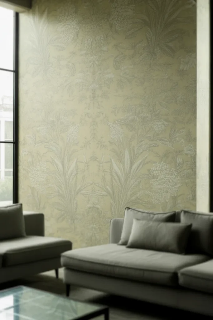 Textured Floral Wallpaper Designs