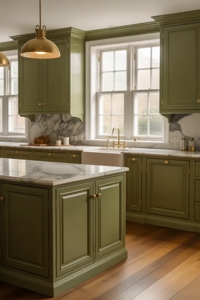 Timeless Green Kitchens for Longevity