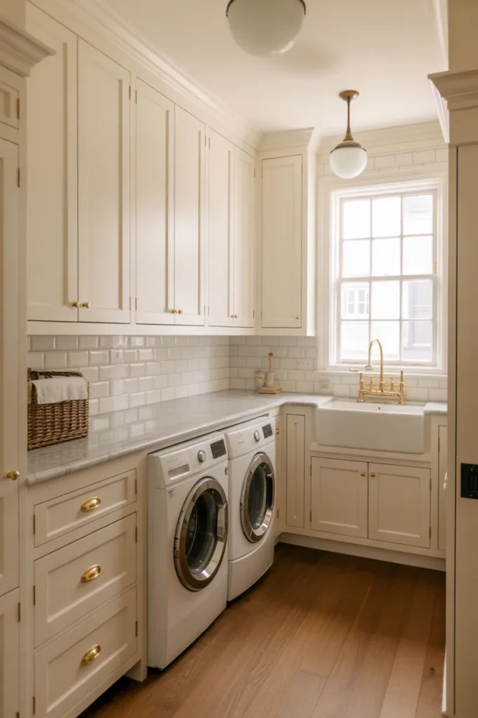 Timeless Organised Laundry Design