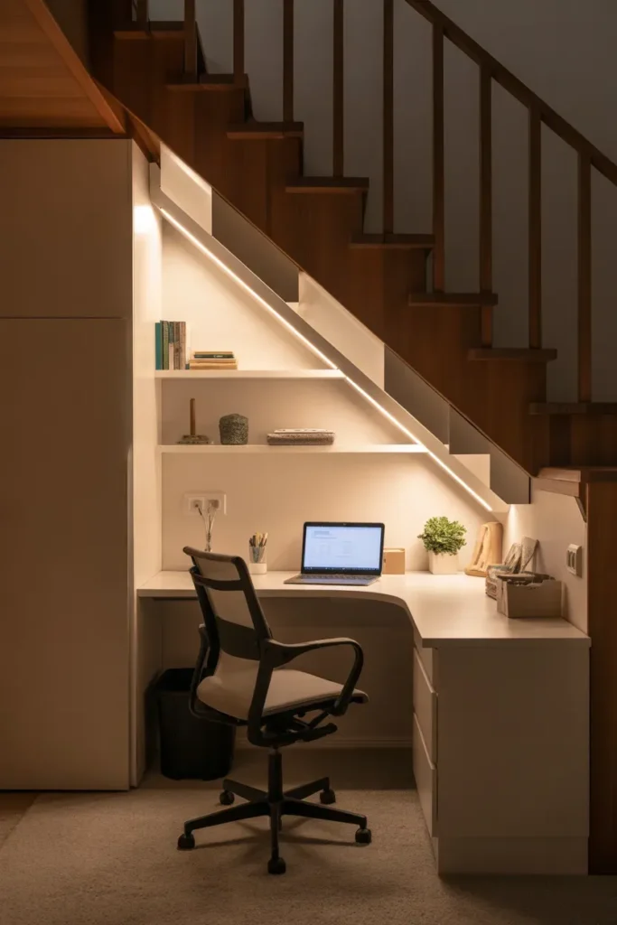 Under-Stairs Office