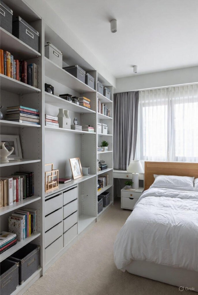 Use Vertical Storage Solutions