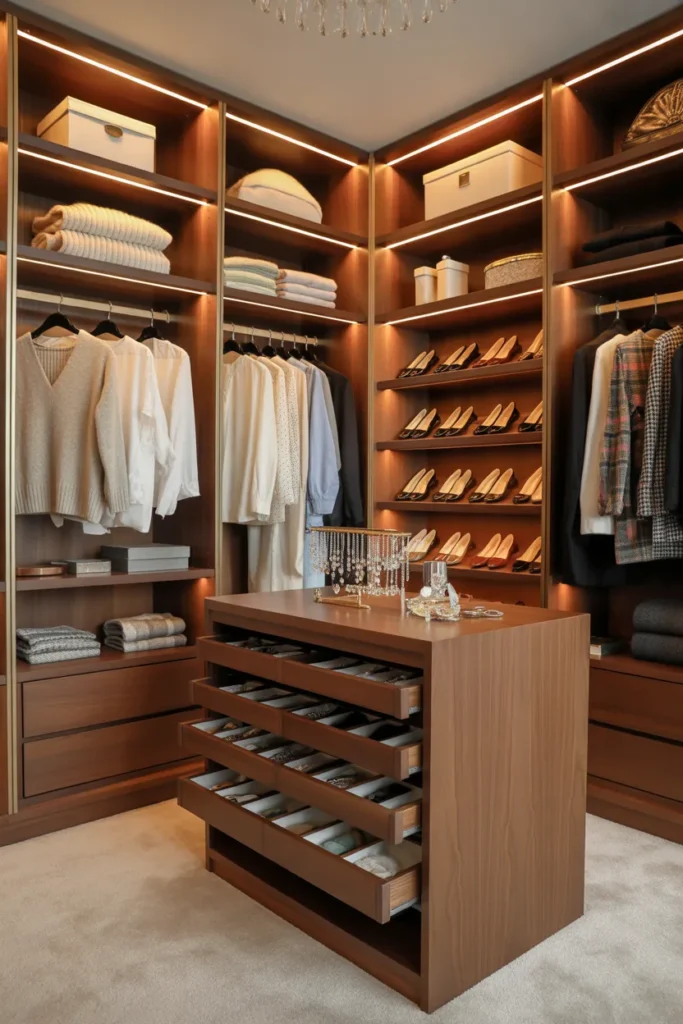 Walk-In Wardrobe Luxury Layouts