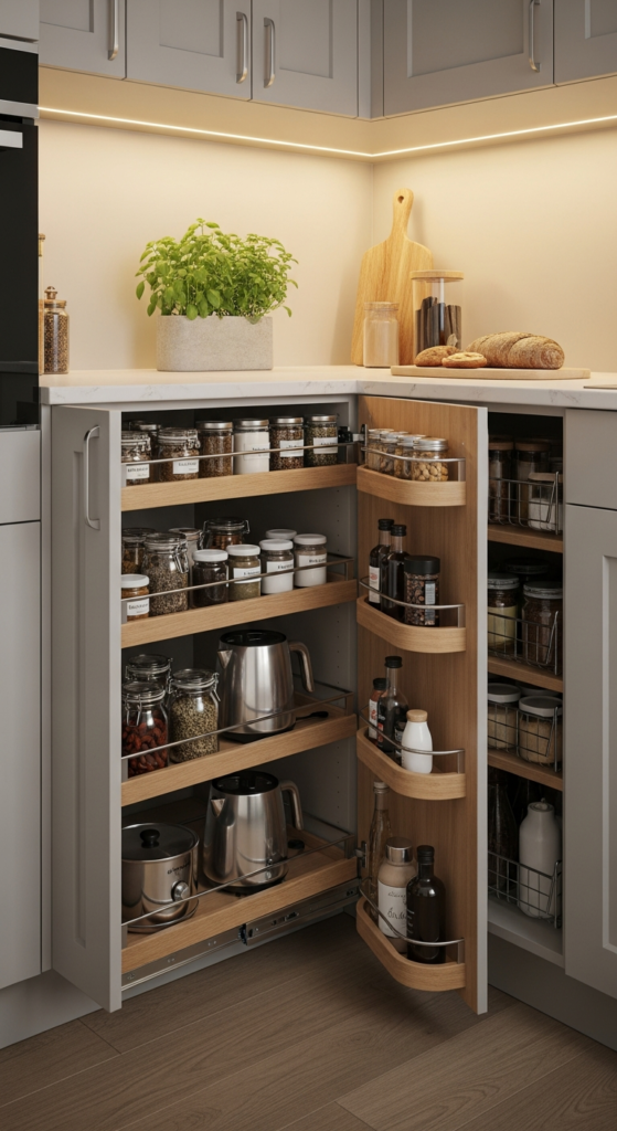 Smart Corner Storage Solutions
