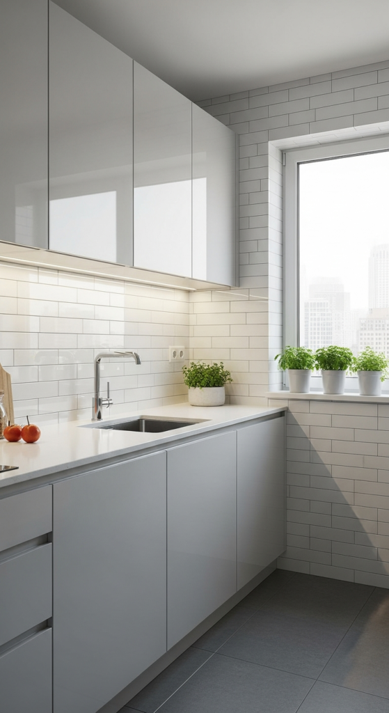 Reflective Backsplash Materials