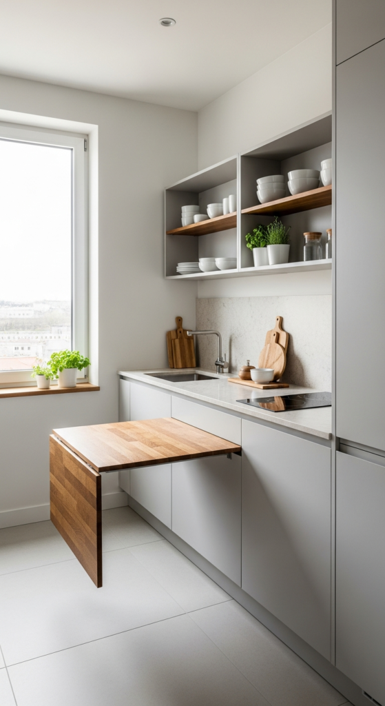 Fold-Down Tables and Counters