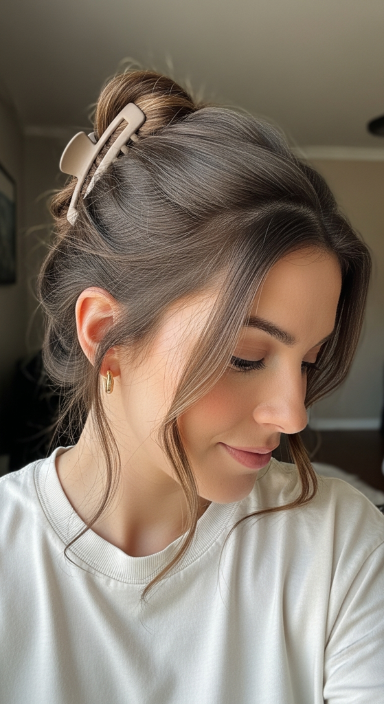 Claw Clip Twist Hairstyle