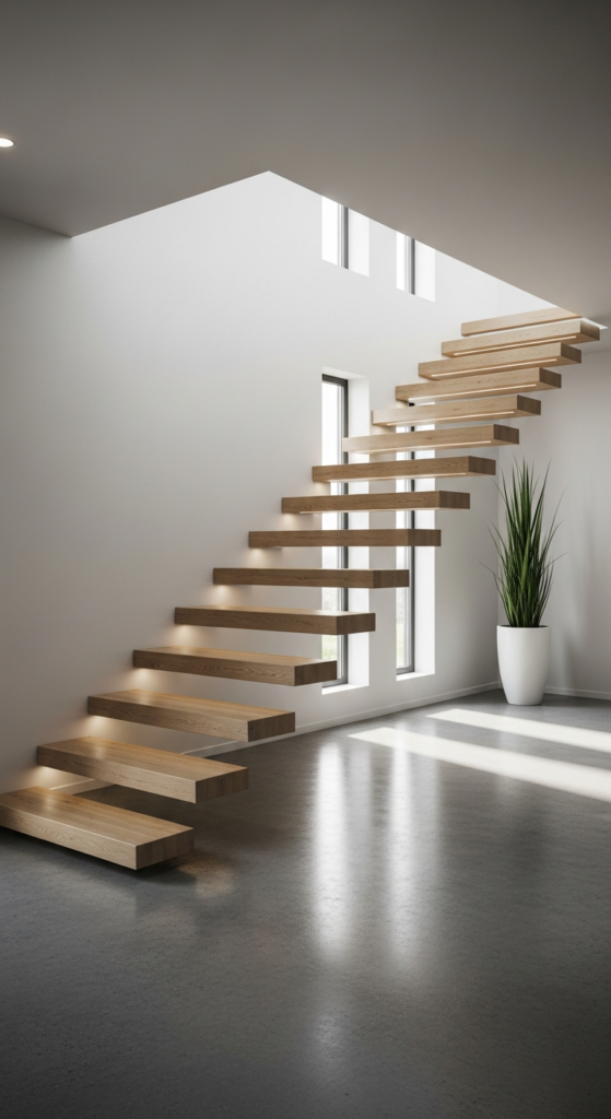 Cantilevered Staircase Design