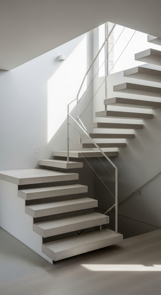 Minimalist Staircase With Clean Lines