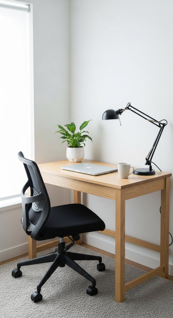 Compact Writing Desk for Minimal Work Needs