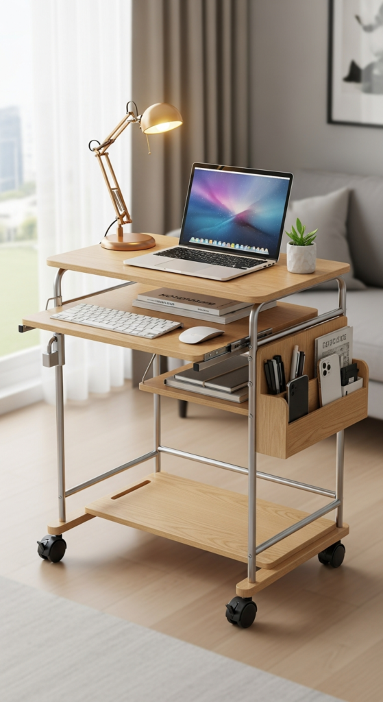 Rolling Desk for Flexible Placement