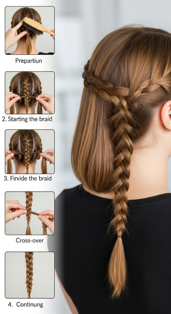 Side Braid for Easy Styling - braid styles for beginners