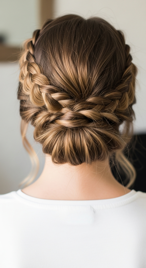 Milkmaid Braid With Loose Styling