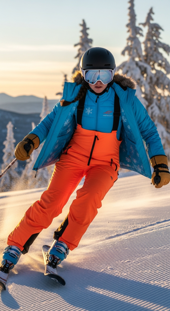 Base Layer Bodysuit With Snow Bibs