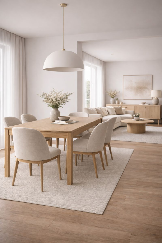 Cohesive Styling with Adjacent Rooms