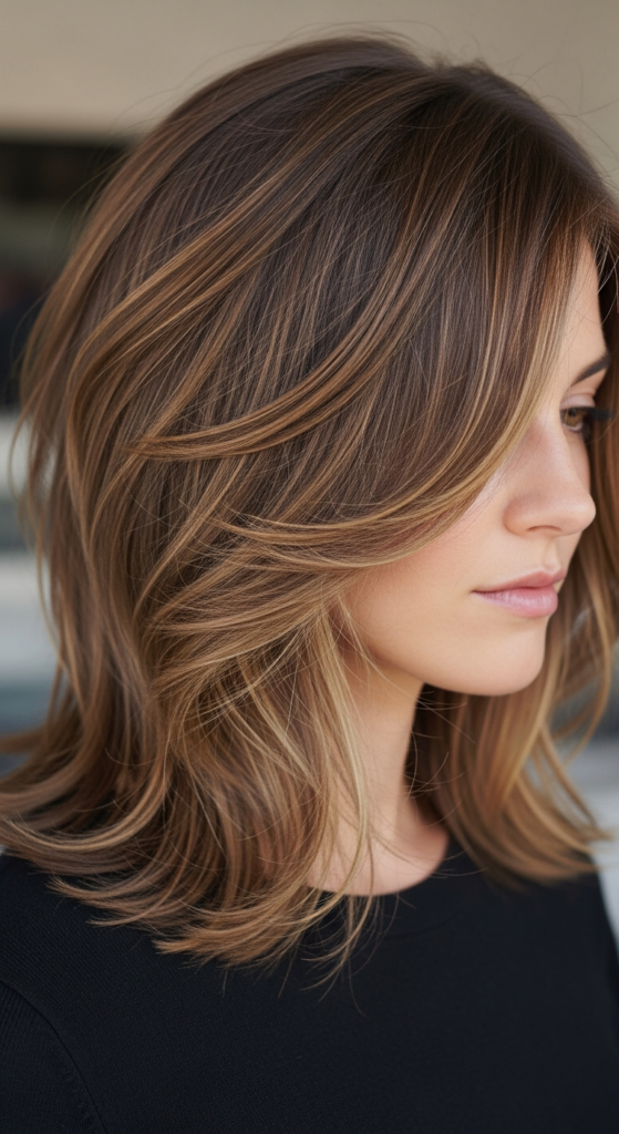 Collarbone-Length Cut with Blended Layers