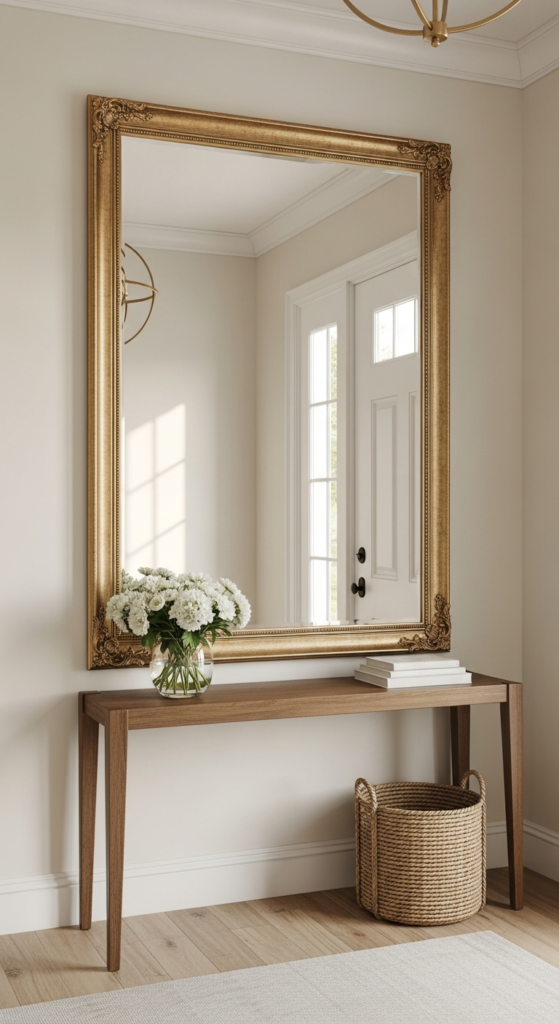Statement Mirror for Light and Space - Entryway Ideas
