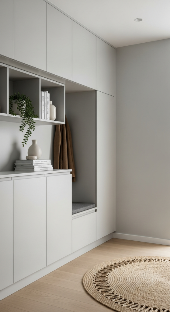 Built-In Storage for a Clean Look