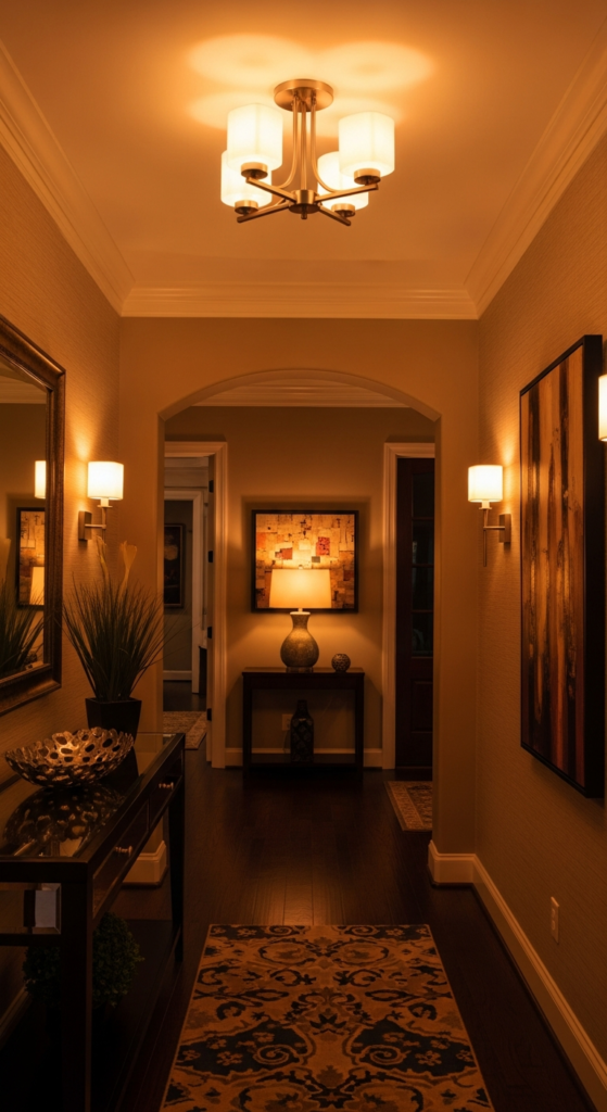 Layered Lighting for a Warm Welcome