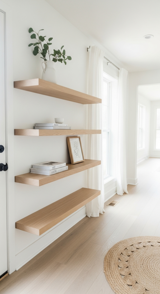 Floating Shelves for Decorative Storage