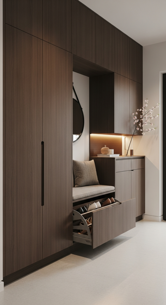 Shoe Storage That Blends In