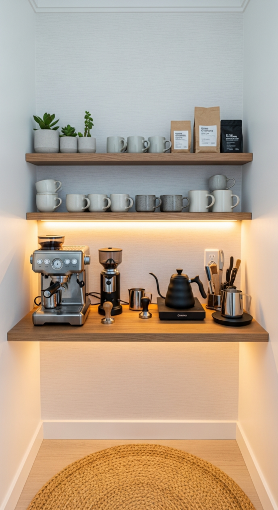 Small Space Coffee Bar for Apartments