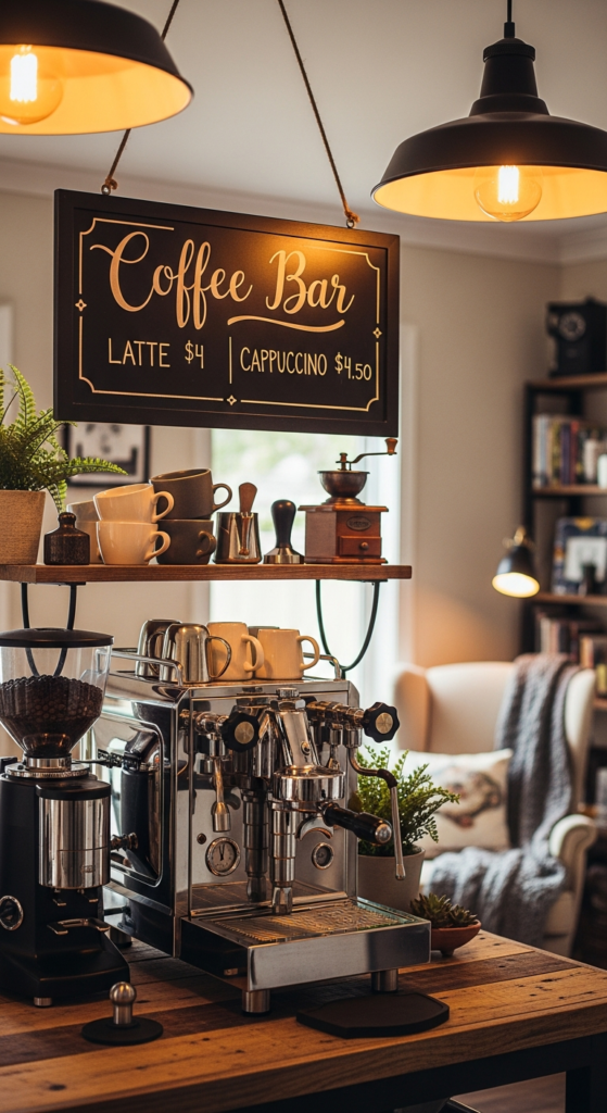 Coffee Bar with Café-Inspired Vibes