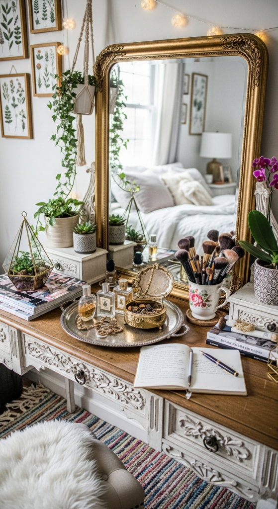 Vanity with Personalized Styling Touches - Vanity Ideas